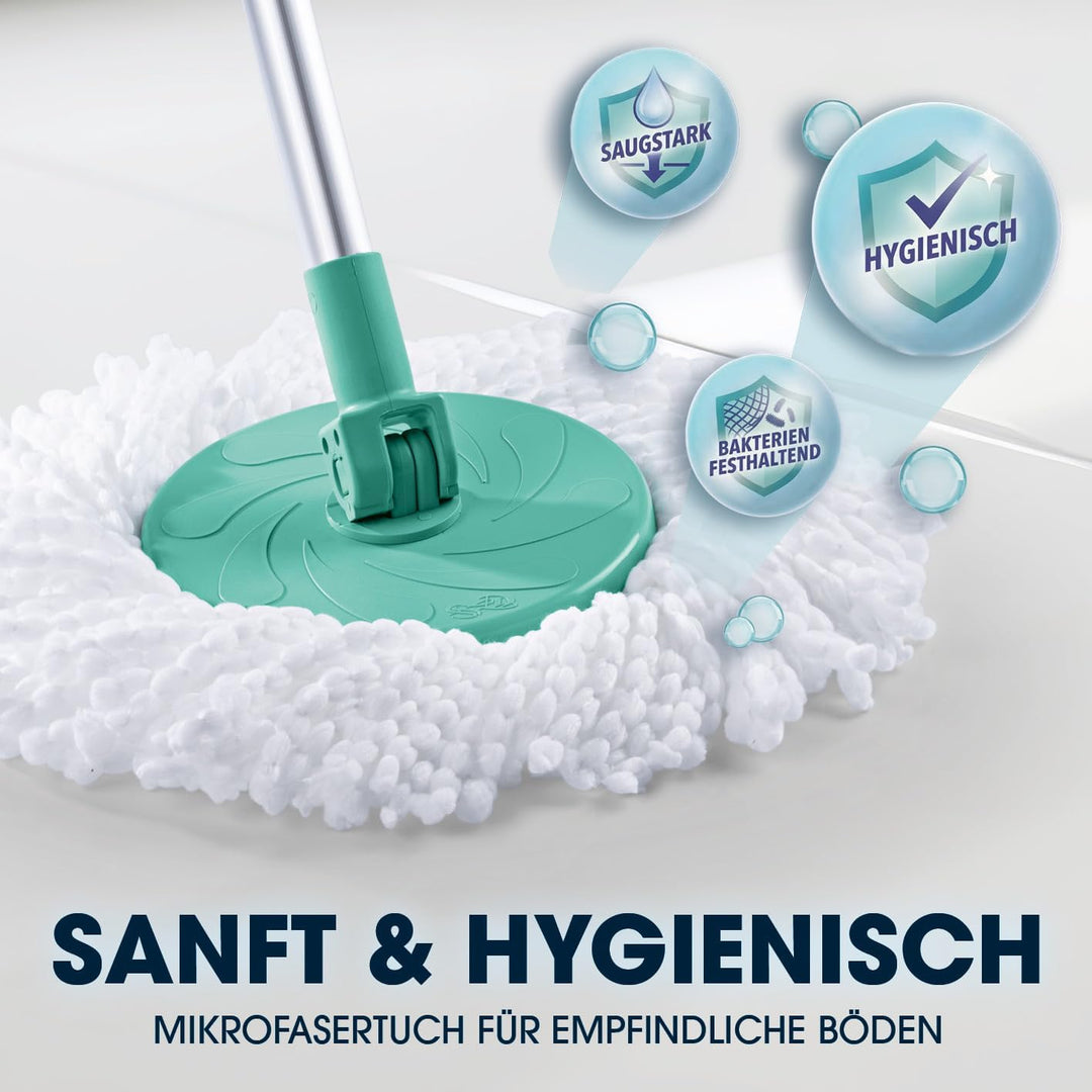 CLEANmaxx Power-Wischmopp mit Zwei-Kammer-Filtersystem | Designed in Deutschland - Schmutzwasser wir