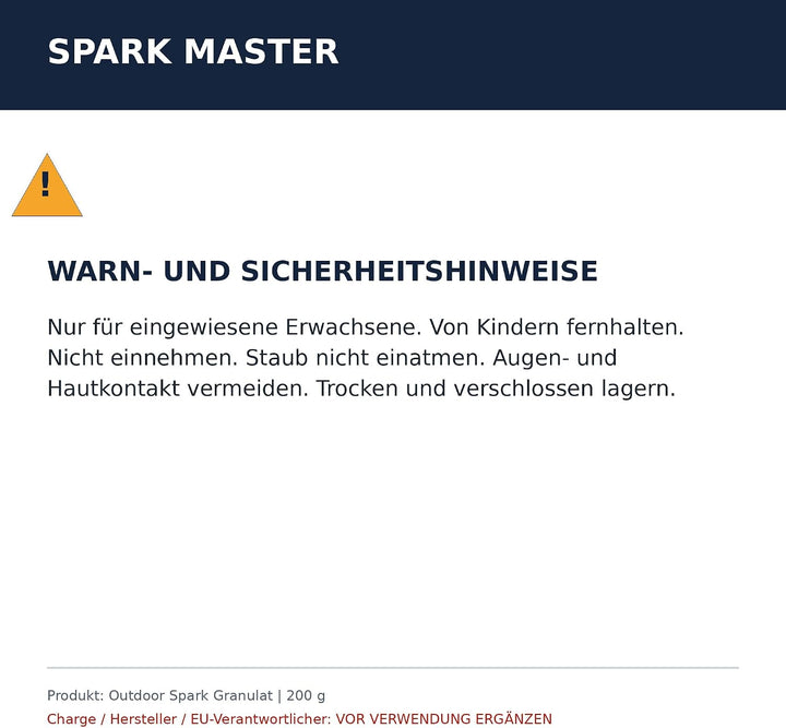 ALCATECH OUTDOOR EFFEKT FUNKEN GRANULAT SPARK MASTER KALTE FONTÄNE SPARKULAR