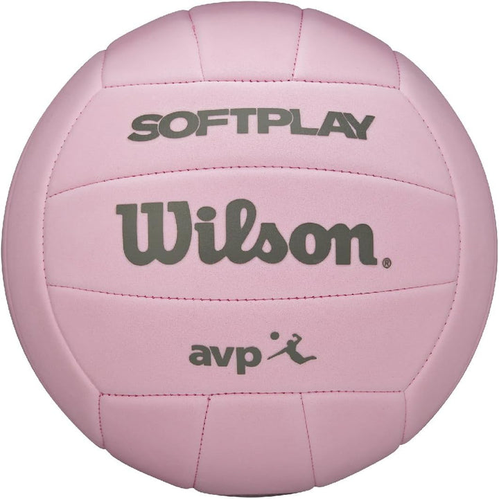 Wilson Super Soft Play Outdoor Recreation Volleyballs - Official Size Rosa, Rosa