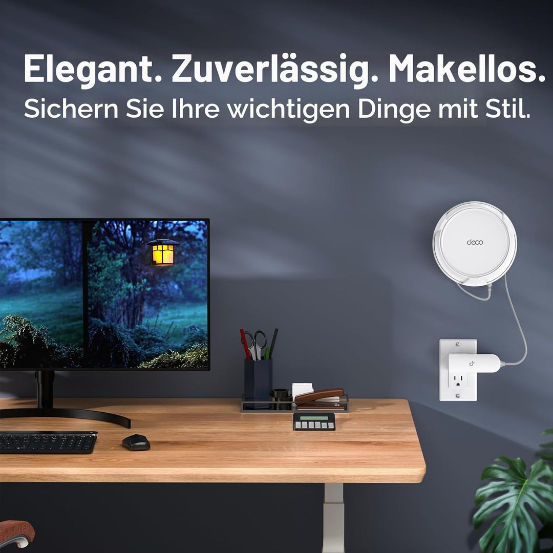XLTTYWL Deco WiFi 7 Wandhalterungs-Set, Deco BE23/BE25/BE3600/BE5000 Router-Halterung, optimiert Pla