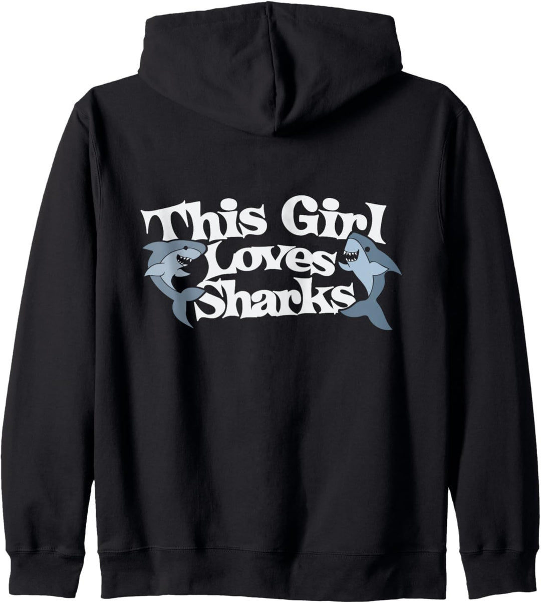 This girl Loves Sharks Kapuzenjacke