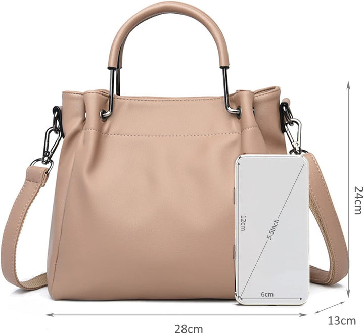 NICOLE & DORIS Designer Taschen Damen Elegante Handtasche Frauen Umhängetasche Einfach Schultertasch