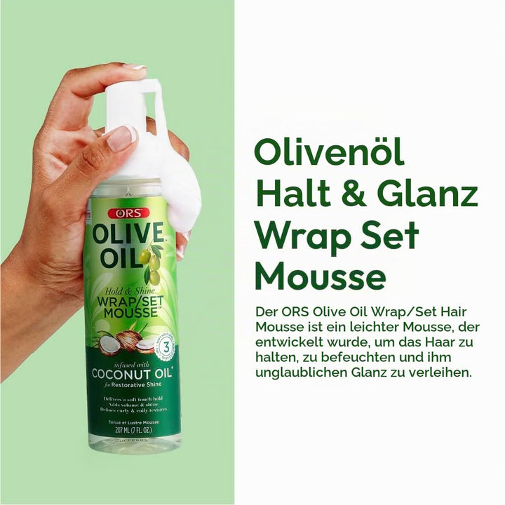 Ors Mousse Wrap/ Set 7oz (3 Pack) by Organic Root (ORS)