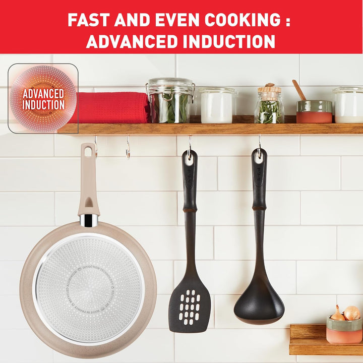Tefal G29304 Delight Bratpfanne 24 cm | unbedenkliche Antihaftversiegelung | Thermo-Signal Temperatu