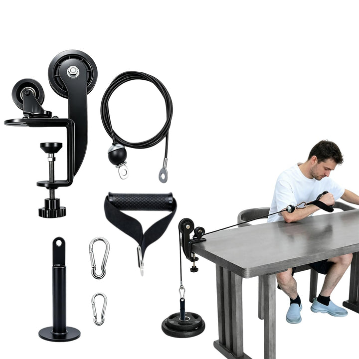 Armwrestling Training Equipment,Armdrücken Trainingsgerät,mit verstellbarem 1m Kabel,Handgelenk Unte