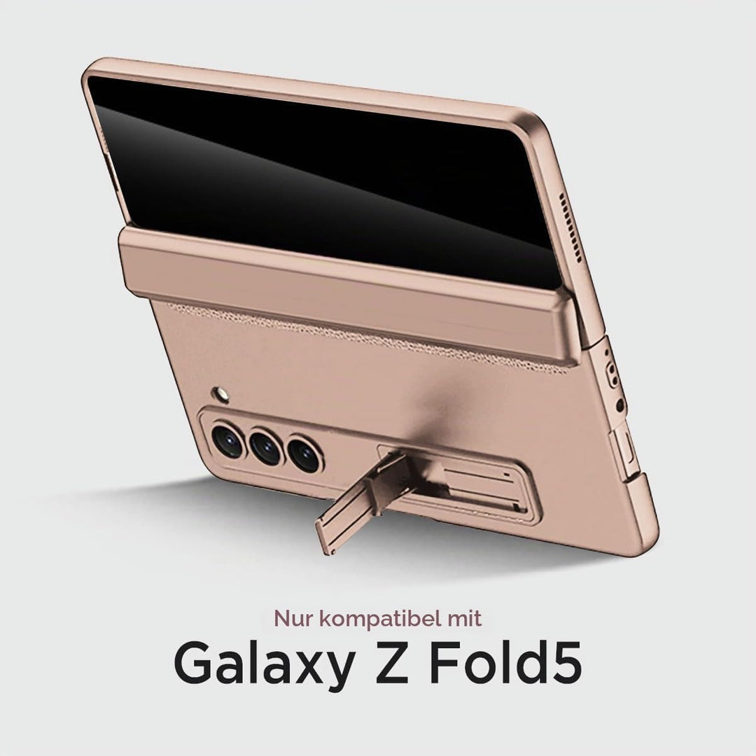 Miimall Kompatibel mit Samsung Galaxy Z Fold 5 Hülle mit Displayschutz Anti-Peeping+Magnetischer Sch