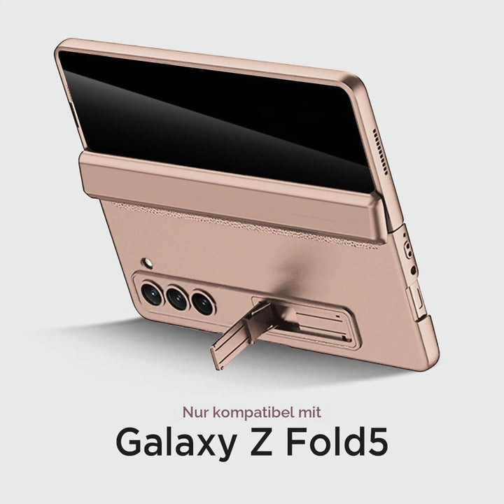 Miimall Kompatibel mit Samsung Galaxy Z Fold 5 Hülle mit Displayschutz Anti-Peeping+Magnetischer Sch