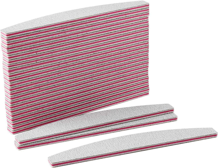 50 Stück Nagelfeilen 100/180 Feilen Nägel Doppelseitige Nagelfeile für gelnägel nagelfeile profi Man