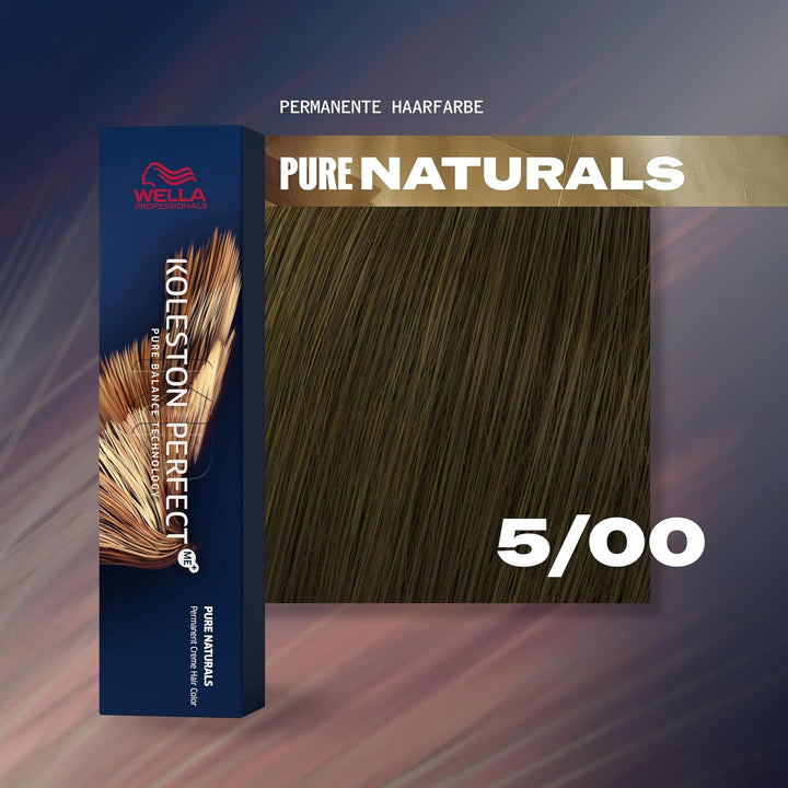 3er Wella Koleston Perfect ME+ 5/00 Hellbraun Natur Intensiv 60 ml braun 60 ml (3er Pack), braun 60