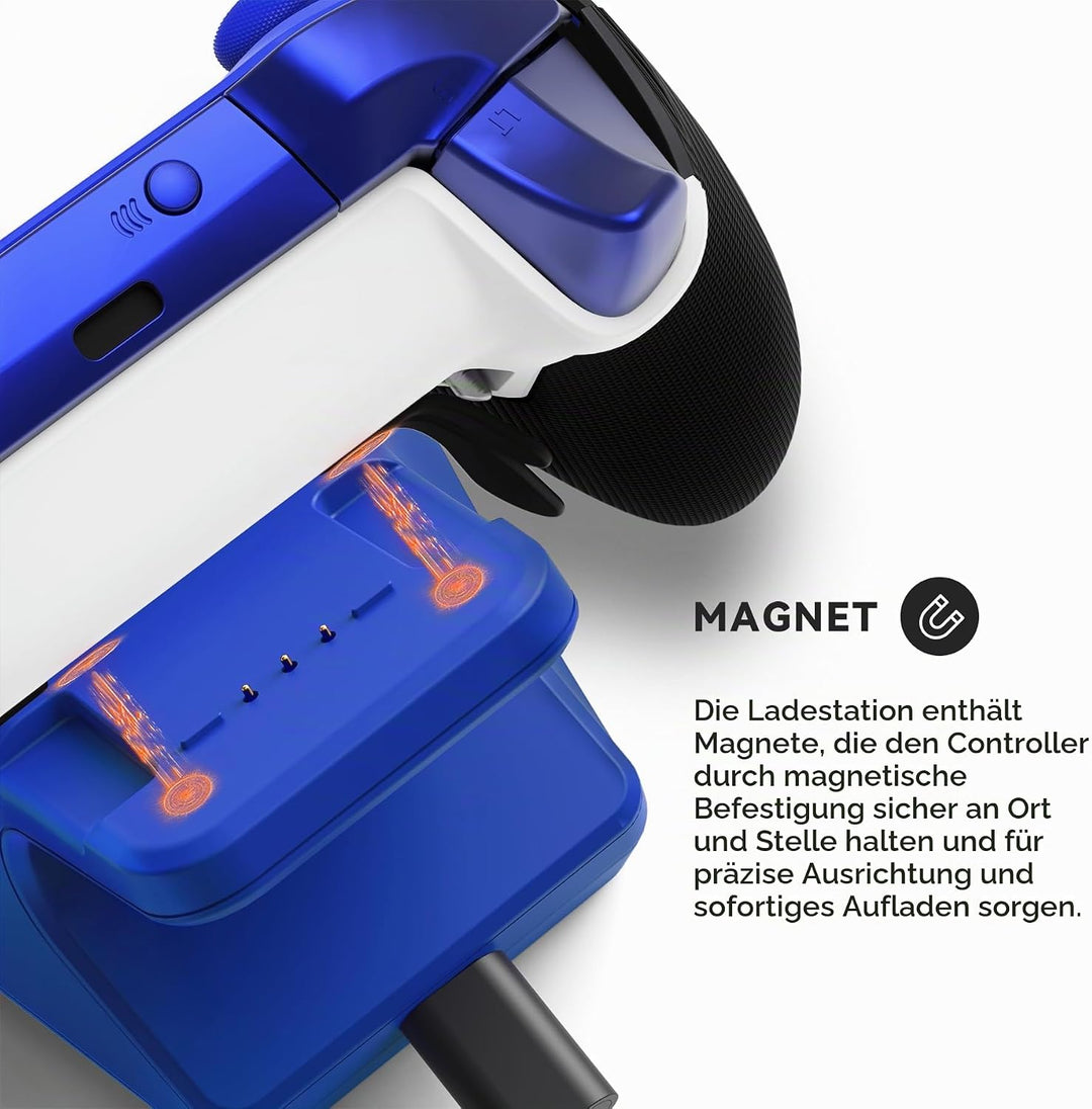 Ladestation für Xbox Elite Series 2 Controller, Magnetische Ladegerät Dock Zubehör für Xbox Elite Se