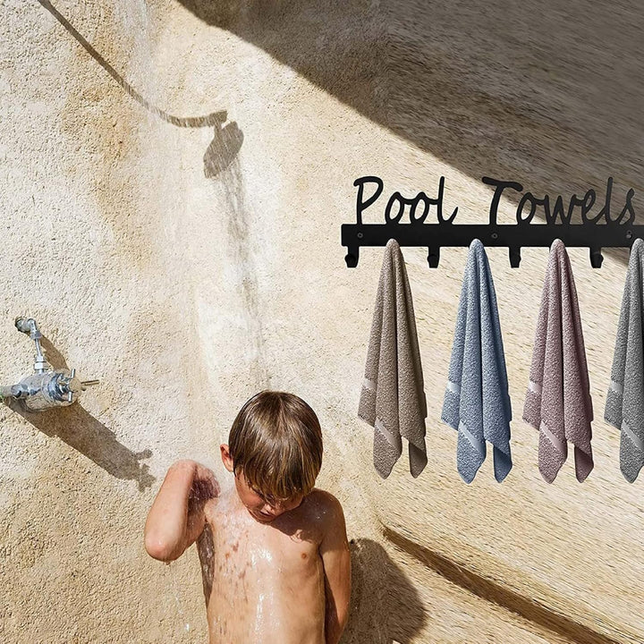 Jorzer Pool Handtuchhaken Badezimmer Wandhaltertuchhalter Robe Bügel Organizer für Mantel Badeanzugb