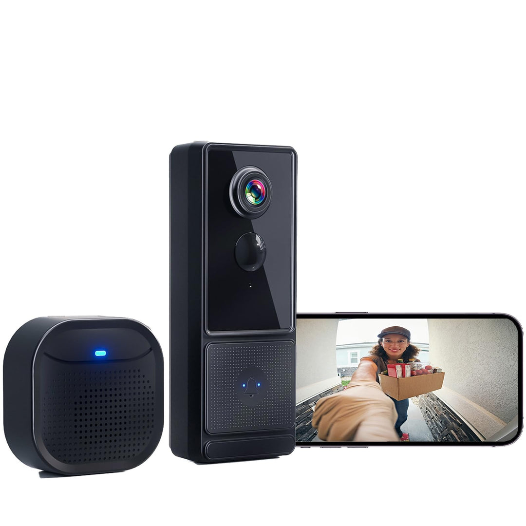 Kabellose WLAN-Türklingel für den Aussenbereich, wasserdicht, 1080P, IPX66, kabellose Türklingel, mi