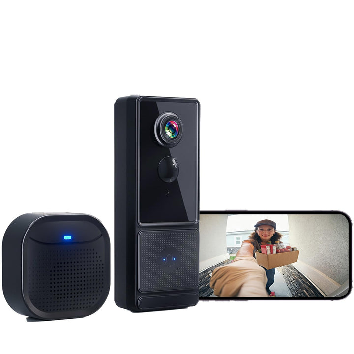 Kabellose WLAN-Türklingel für den Aussenbereich, wasserdicht, 1080P, IPX66, kabellose Türklingel, mi