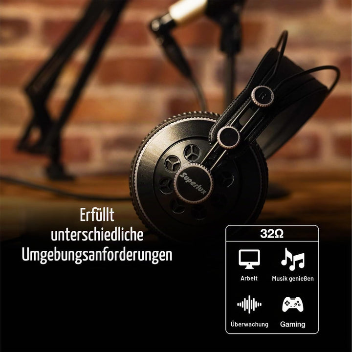 Superlux HD681B Kopfhörer, grau