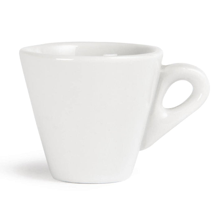 Olympia Whiteware Espressotassen Set 60 ml (12 Stück), Weiss, Porzellan, passend für Untertasse Y112