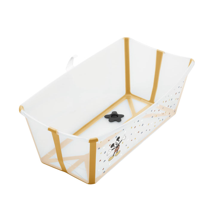 Stokke Flexi Bath, Mickey Celebration - 64 x 24 x 34 cm - Faltbare Babybadewanne für Neugeborene und
