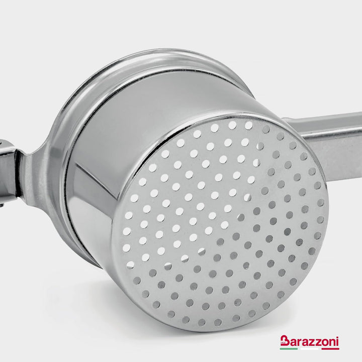 Barazzoni Passatelli, Edelstahl 18/10, Ø 8,5 cm, H 10 cm, Made in Italy, Metall Läufer, Läufer