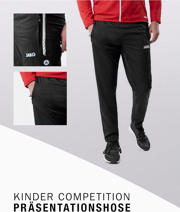JAKO Herren Präsentationshose Competition 2.0 L Schwarz, L Schwarz