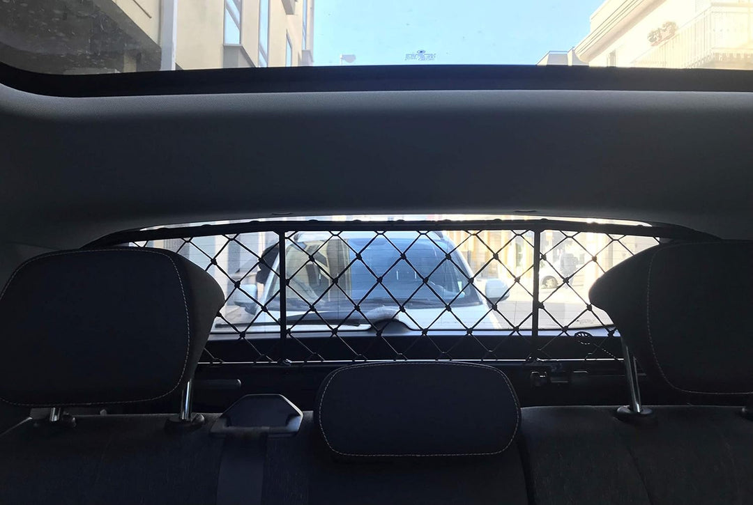 ERGOTECH Trennnetz Trenngitter kompatibel mit SKODA Kamiq (ab BJ 2019), RDA65-XXS8, für Hunde und Ge