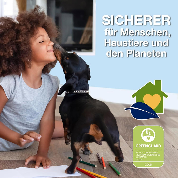 Bona Bodenwischer mit Sprühfunktion für Fliesen Laminat Stein, Fliesenreiniger Laminatreiniger Spray