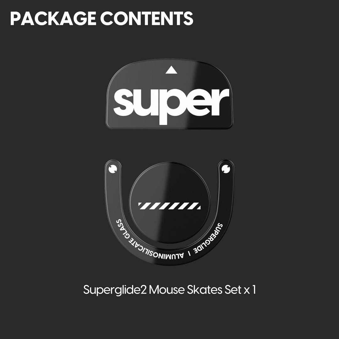 Superglide2 Neue strukturierte Oberfläche mit kontrollierbarer Geschwindigkeit, Mausfüsse/Glasgleite