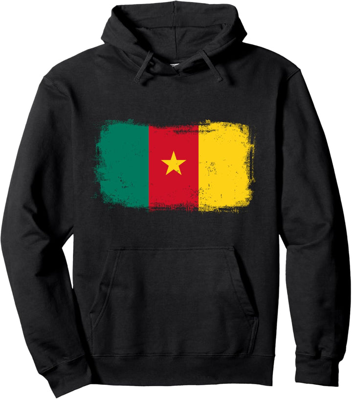 Nationalflagge Kameruns Pullover Hoodie
