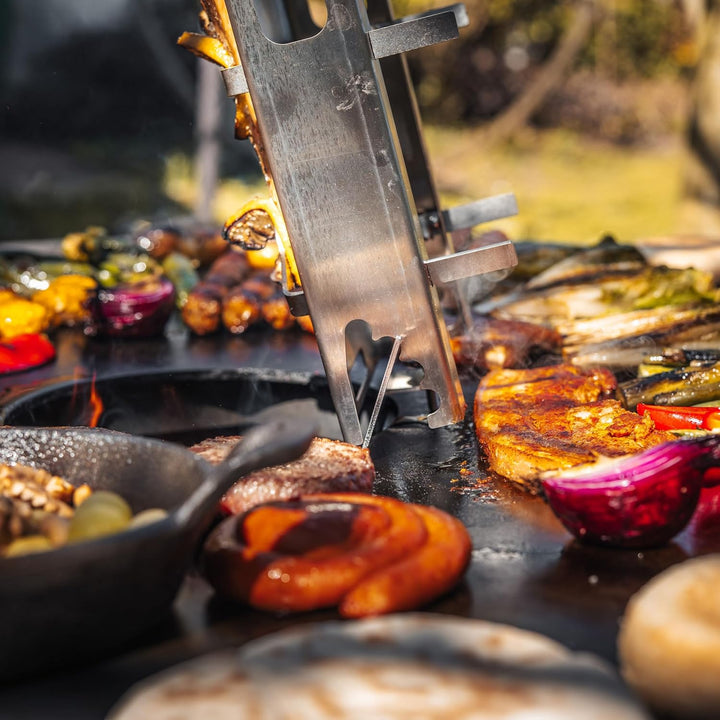 Grillrost.com Das Original Adapter für Flammlachshalter - Zur Befestigung an jeder Feuerplatte Adapt