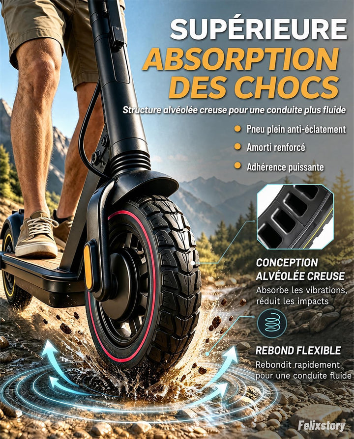 10 x 2,0 Zoll 10 x 2,125, 50/75-6,1 Vollreifen für Xiaomi Roller M365 Pro 2 EVERCROSS EV10K, 10 x 2/