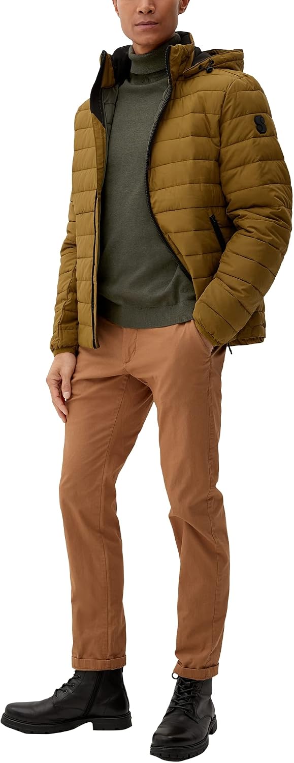 S. Oliver Herren Rollkragen Pullover Pulli Feinstrick Black M Olive 79w0, M Olive 79w0