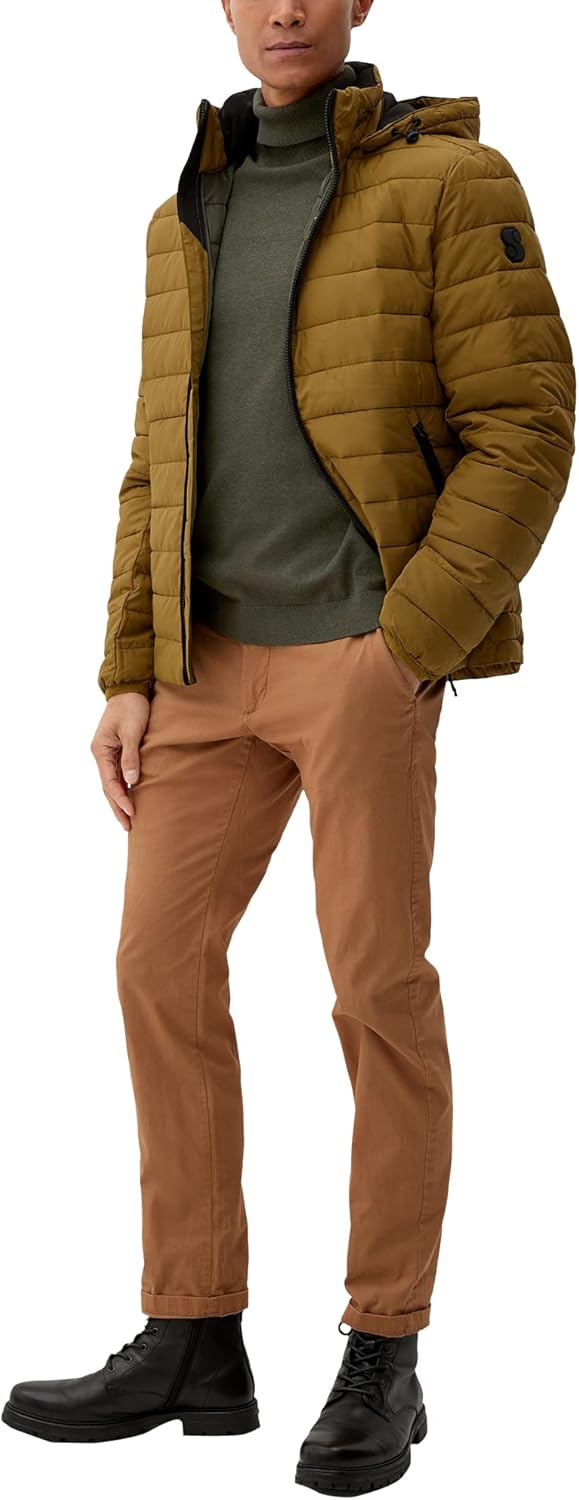 S. Oliver Herren Rollkragen Pullover Pulli Feinstrick Black M Olive 79w0, M Olive 79w0