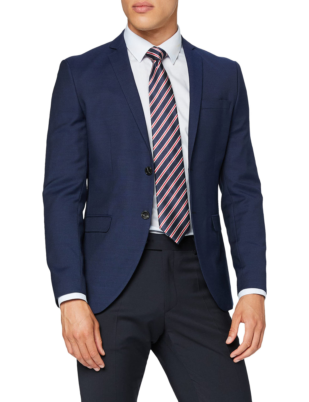 JACK & JONES Male Einreihiger Blazer JPRSOLARIS Super Slim Fit Blazer 42 Dark Navy, 42 Dark Navy
