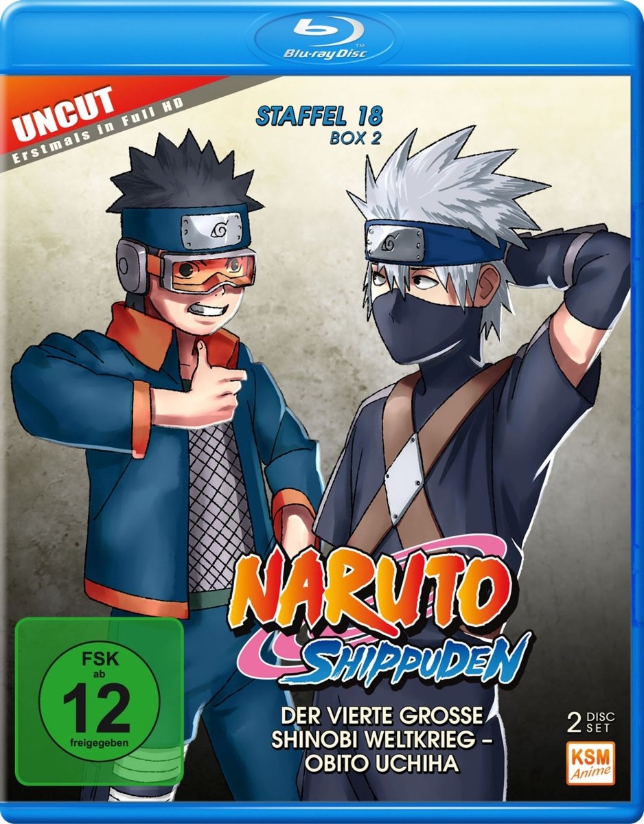 Naruto Shippuden - Der vierte grosse Shinobi Weltkrieg - Obito Uchiha/Uncut - Staffel 18.2: Folgen 6