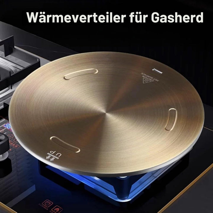 Wärmeverteiler für Gasherd, NISPOTDOR Induktionskochfeld-Adapterplatte, robuste Simmerplatte, Indukt