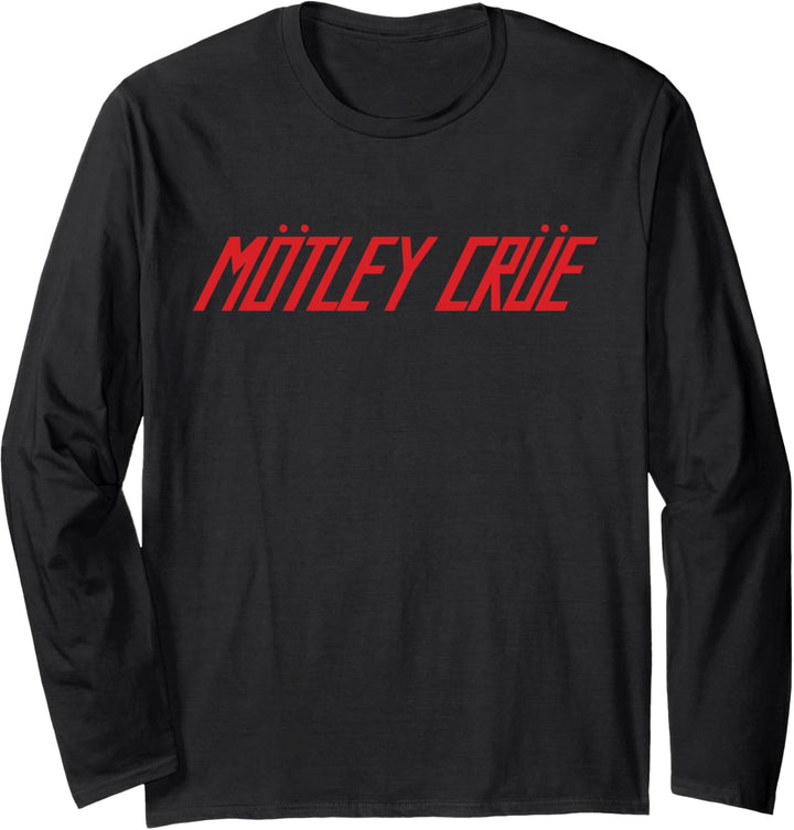 Mötley Crüe – Distressed Logo Langarmshirt
