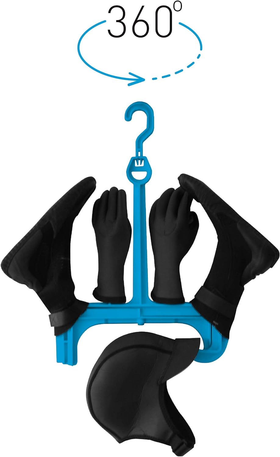 SURF LOGIC Surflogic Kleiderbügel für Zubehör aus Neopren Double System, Geschlecht, Blau, L