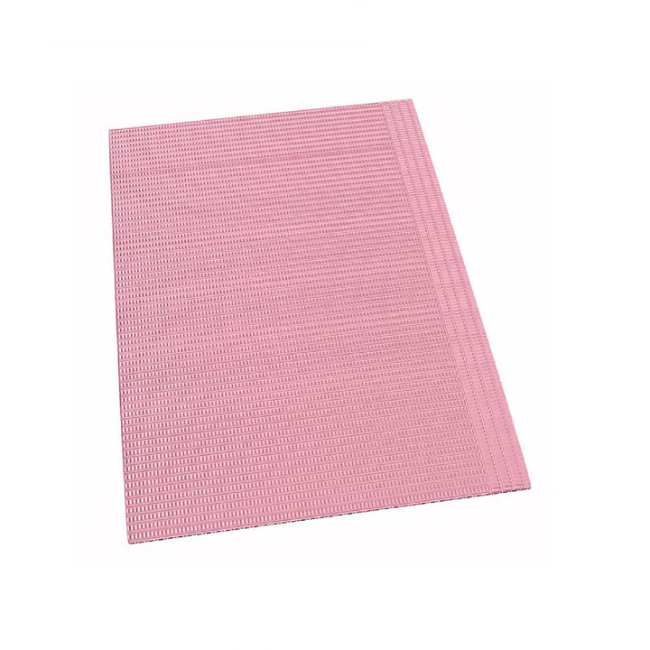 Zahnlätzchen, Einwegtuch, Oral-Papiertuch, Tuch für Zahnarzt, Klinik, Rosa, 125 Stück Rose, Rose