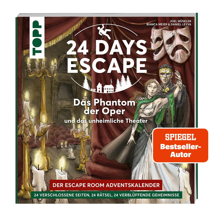 24 DAYS ESCAPE – Der Escape Room Adventskalender: Das Phantom der Oper und das unheimliche Theater: