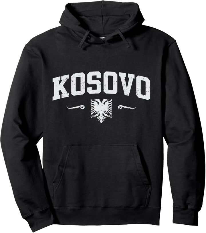 Kosovo Original mit Doppeladler Pullover Hoodie
