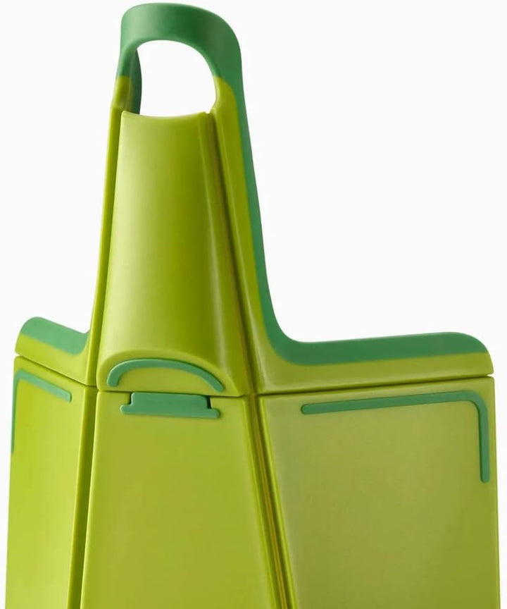 Joseph Joseph Chop2Pot Plus faltbares Schneidebrett mit einfachem Griff (gross) - Grün 45L x 7B cm G