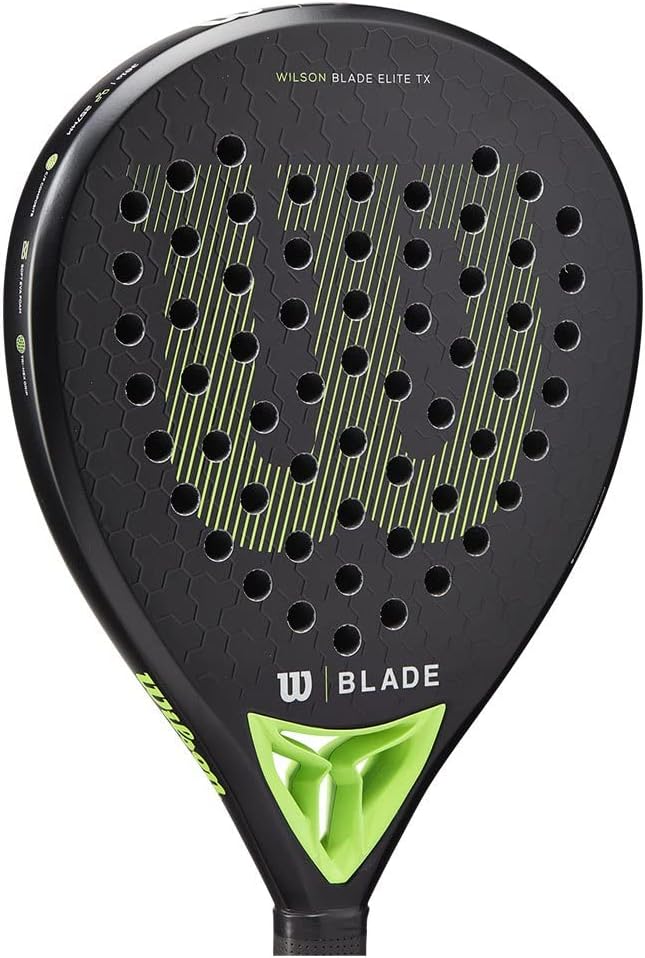 Wilson Elite TX V2 Padel Racquet WR104611U, Unisex Paddle Rackets, Black, 2 EU