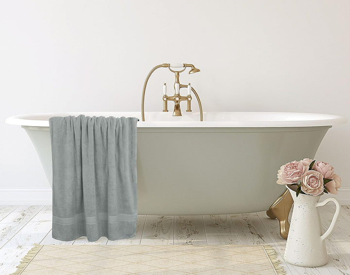 Utopia Towels - 2er Badetücher Gross aus Baumwolle mit Aufhänger, Saunatücher,Badehandtücher Gross,