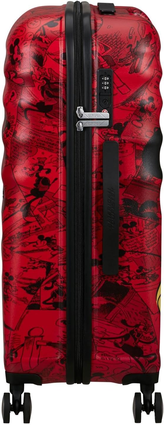 American Tourister Wavebreaker Disney FL - Spinner M, Koffer, 67 cm, 64 L, Mehrfarbig (Mickey Comics