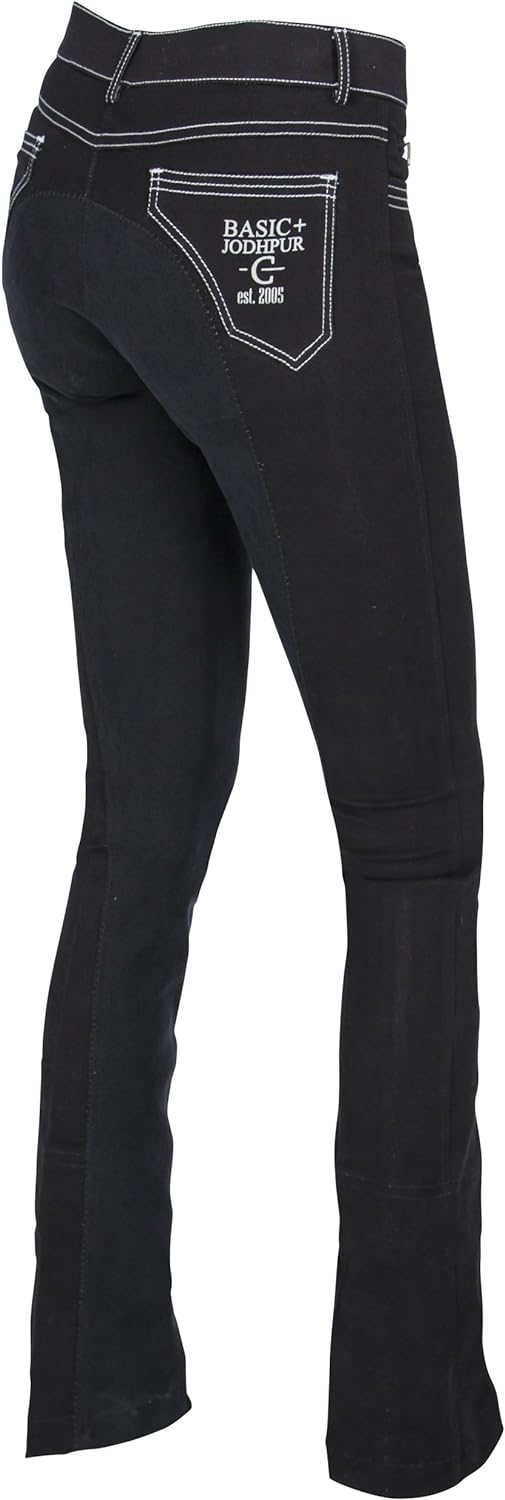 Covalliero Kerbl Reithose BasicPlus, Damen Jodhpurreithose Damenreithose 34-46 36 Schwarz, 36 Schwar