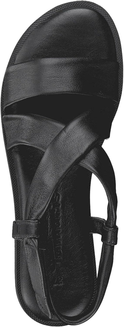 Tamaris Damen Sandaletten, Frauen Sandalen,TOUCHit-Fussbett 36 EU Schwarz, 36 EU Schwarz