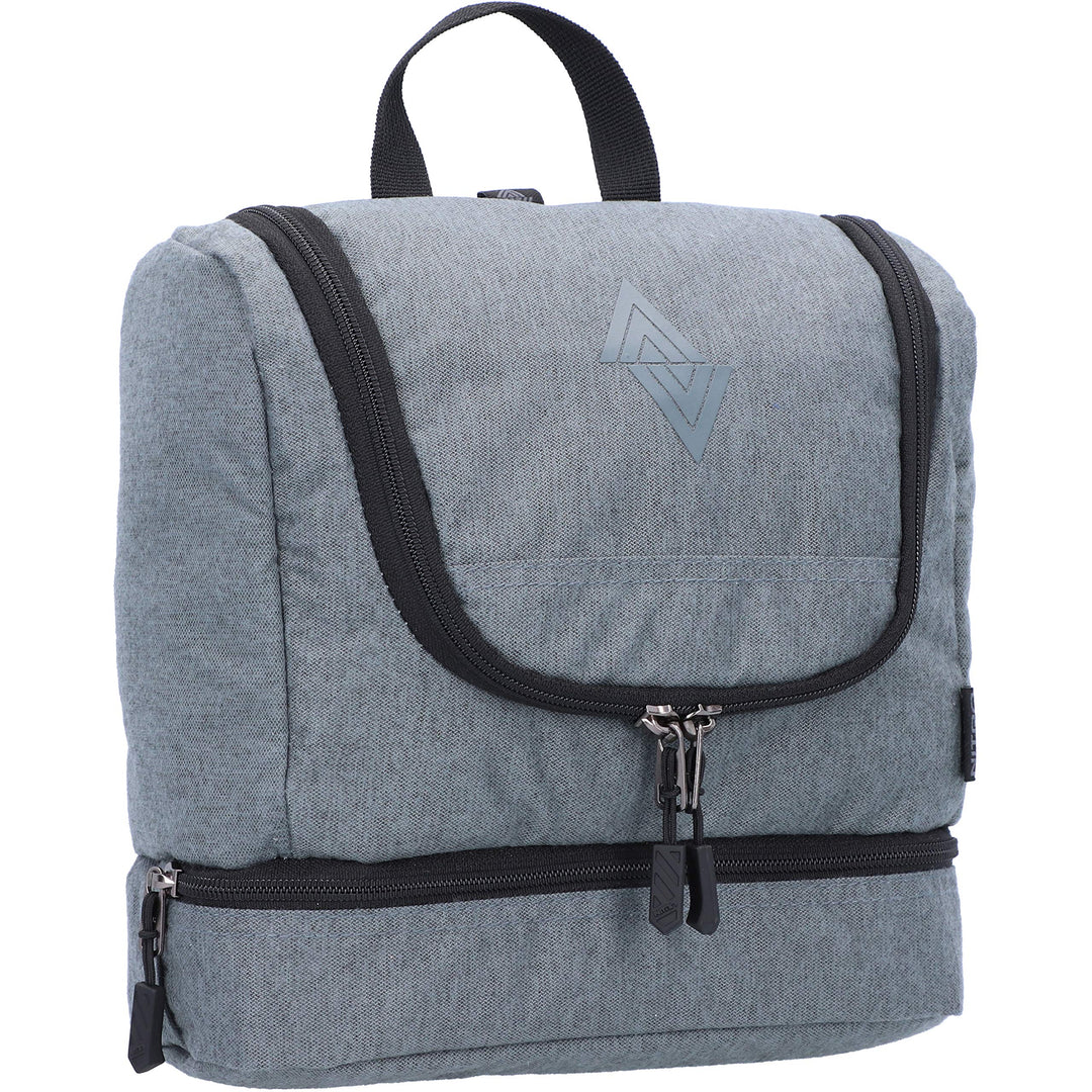 Nitro Travel Kit stylische Reisewaschtasche mit extra Bodenfach Kulturbeutel zum Aufhängen Kosmetikt