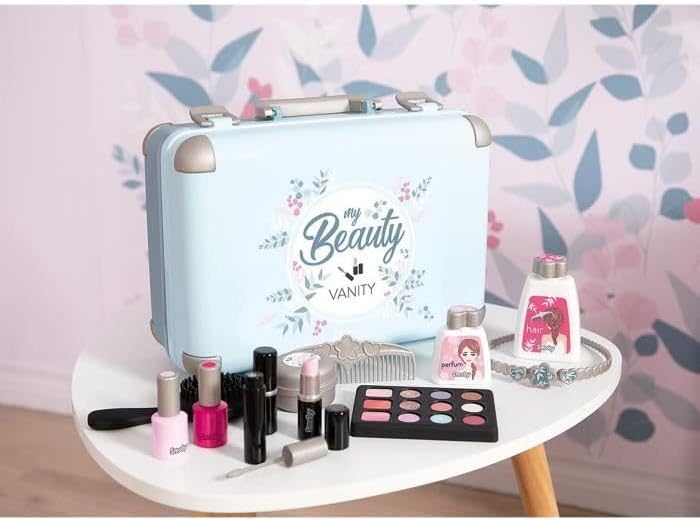 Smoby - My Beauty Kosmetikkoffer - Schminktasche inklusive Spielkosmetik (unecht), Spiegel, ausklapp