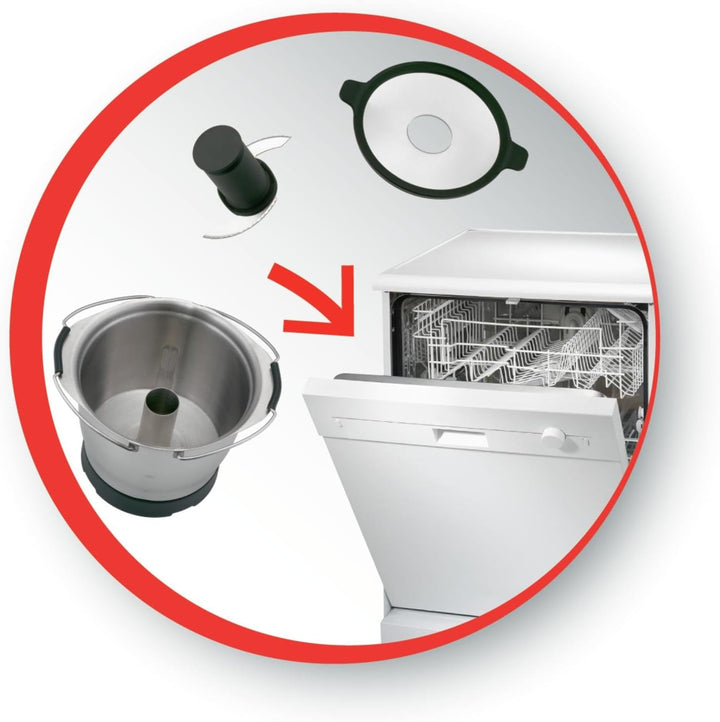 Moulinex xf38ae10 Mini Schale Kochen 1.4 L für Küchenmaschine, Companion Single, Single
