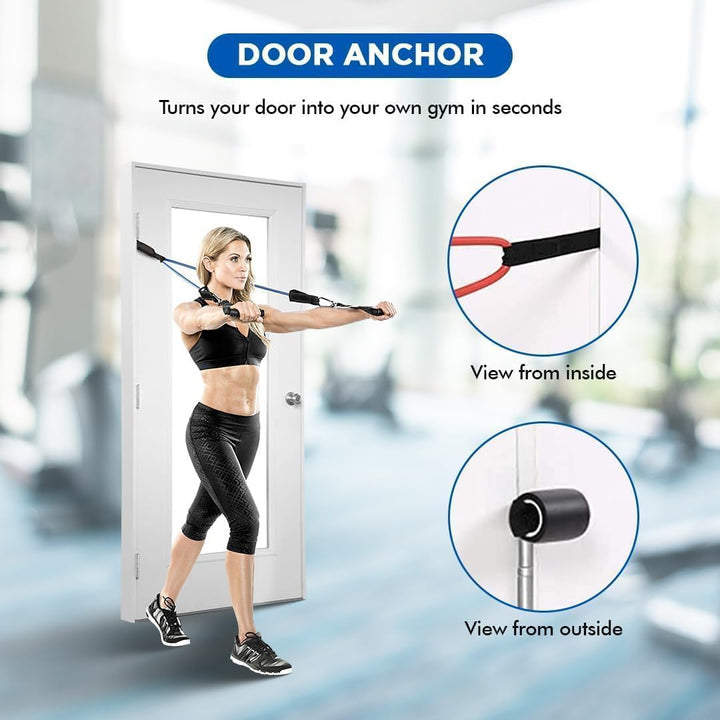 Endless EL1043 Fitness-Toning-Tubes Set aus 5 Trainingsbändern mit verschiedenen Widerstandsstufen f