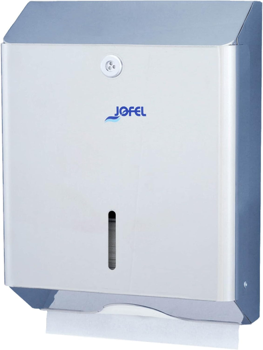 Jofel AH12200 Zig-Zag-Spender aus Edelstahl, glänzend, rostfrei