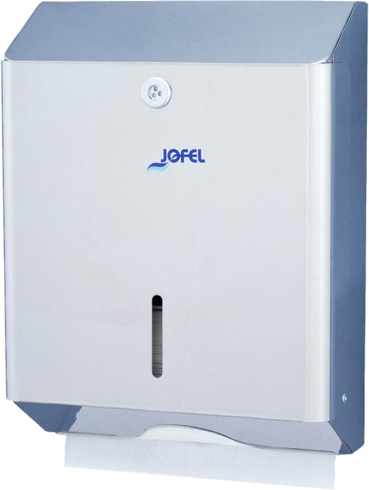 Jofel AH12200 Zig-Zag-Spender aus Edelstahl, glänzend, rostfrei